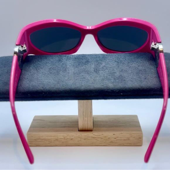 AUTHENTIC Versace Cat Eye Bold Pink 60mm Sunglasses! NEW!!! ☀️🕶️💖 - Picture 9 of 11